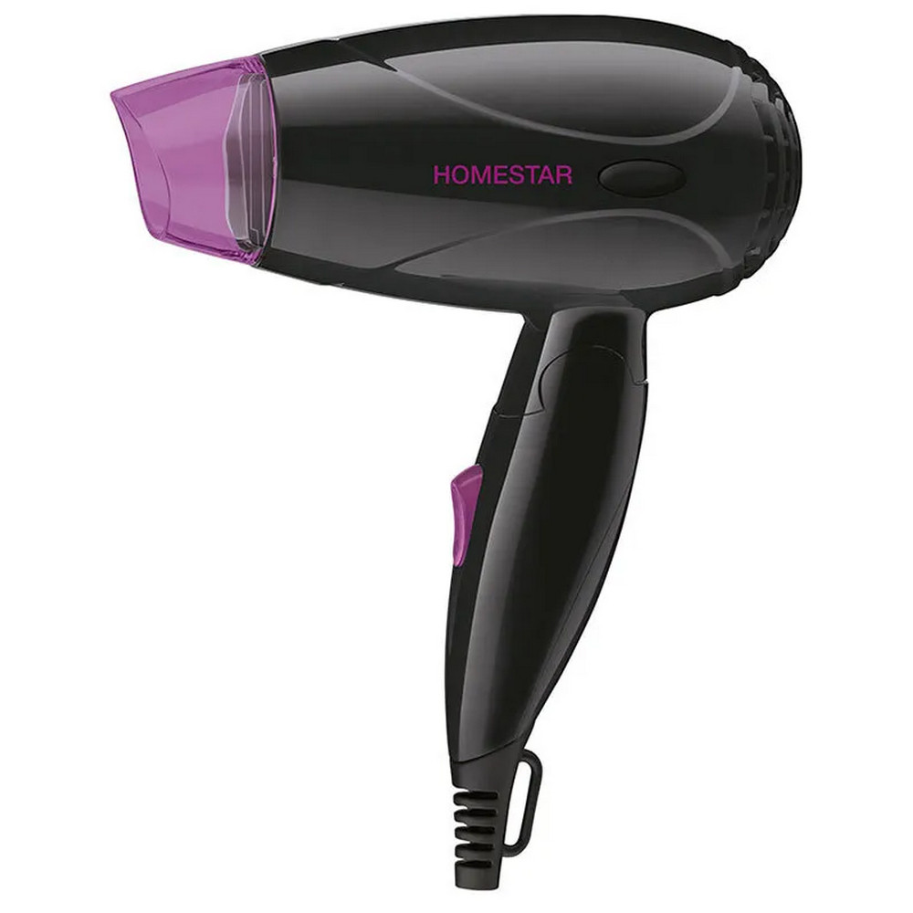 Фен 1000 Вт складной 2 режима HS-8001 HomeStar