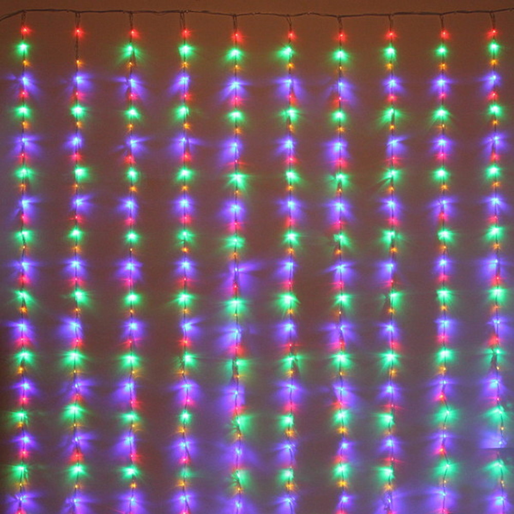 Гирлянда светодиодная  3х2 м 480 led 220 В уличная водопад 6 реж IP-54 Серпантин