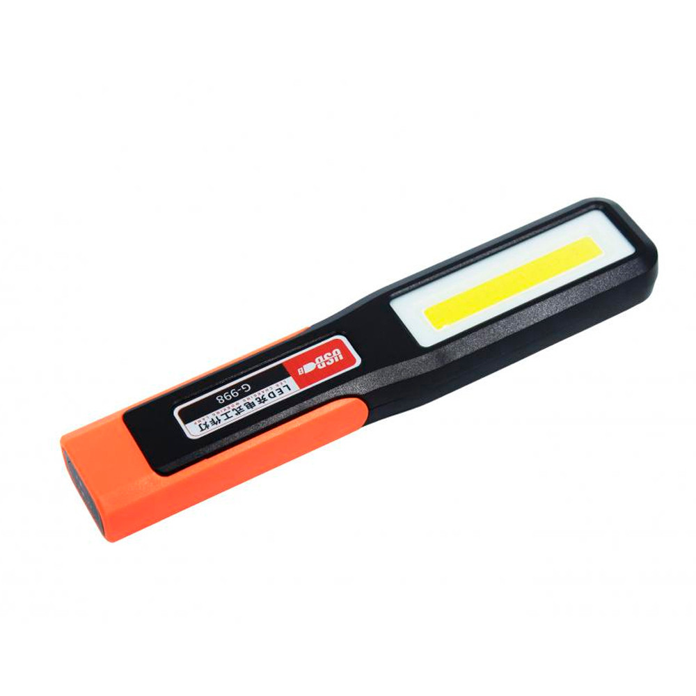 Фонарь ручной  led 19,8х4,2 см аккумуляторный 3 режима usb шнур Baizheng