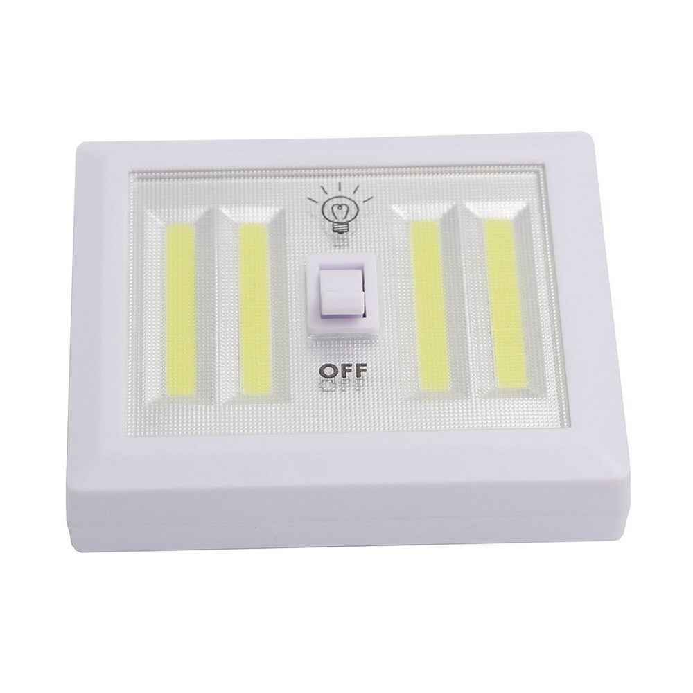 Фонарь настенный  4 led 12,2х9,5х2,6 см 4*ААА Baizheng