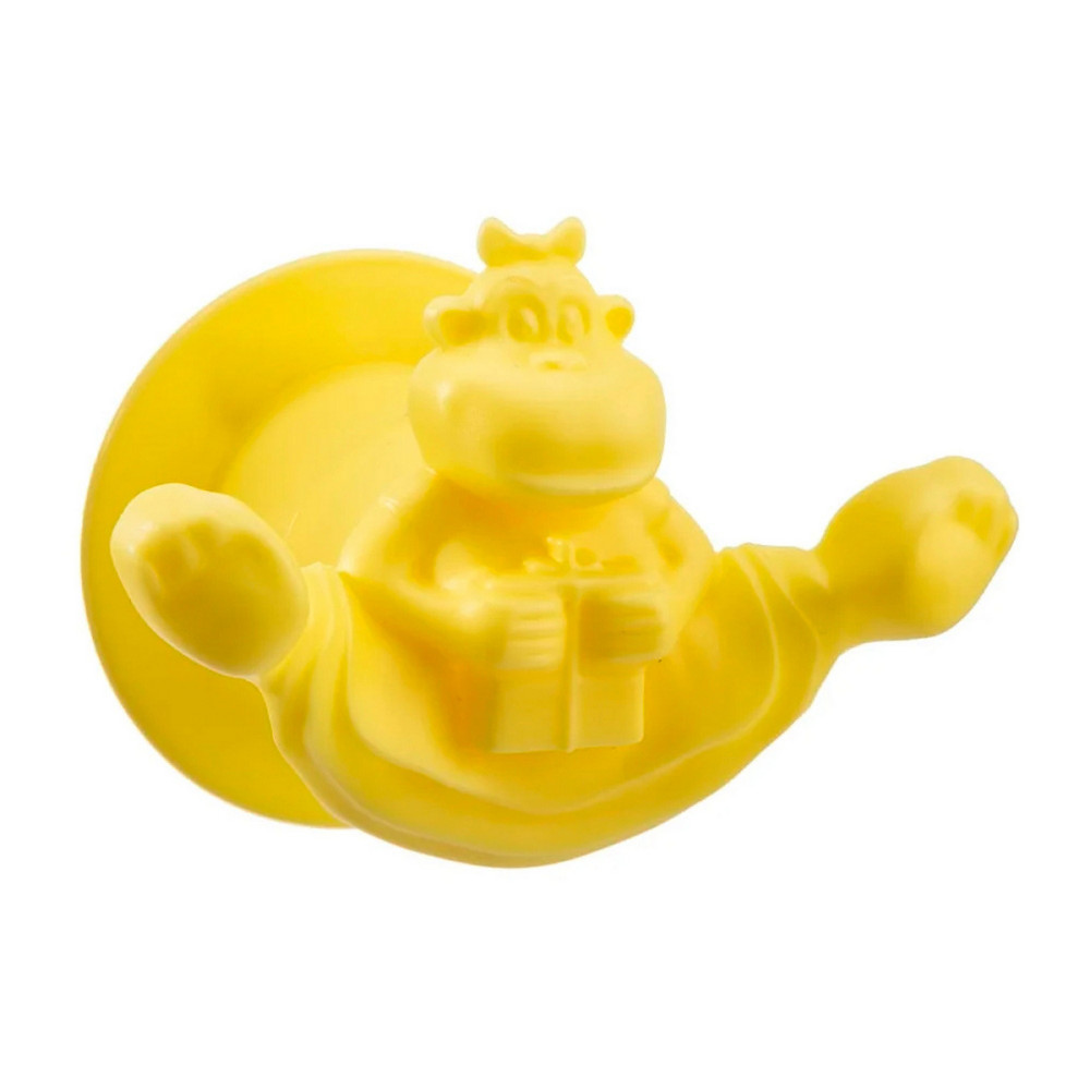 Крючок пластиковый 10х6,6х6,3 см лето желтый Circus Monkey Berossi
