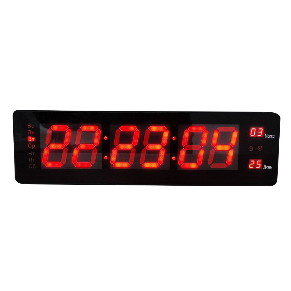 Часы электронные настольные 16х5,5 см led дисплей BZ-GH712 Baizheng