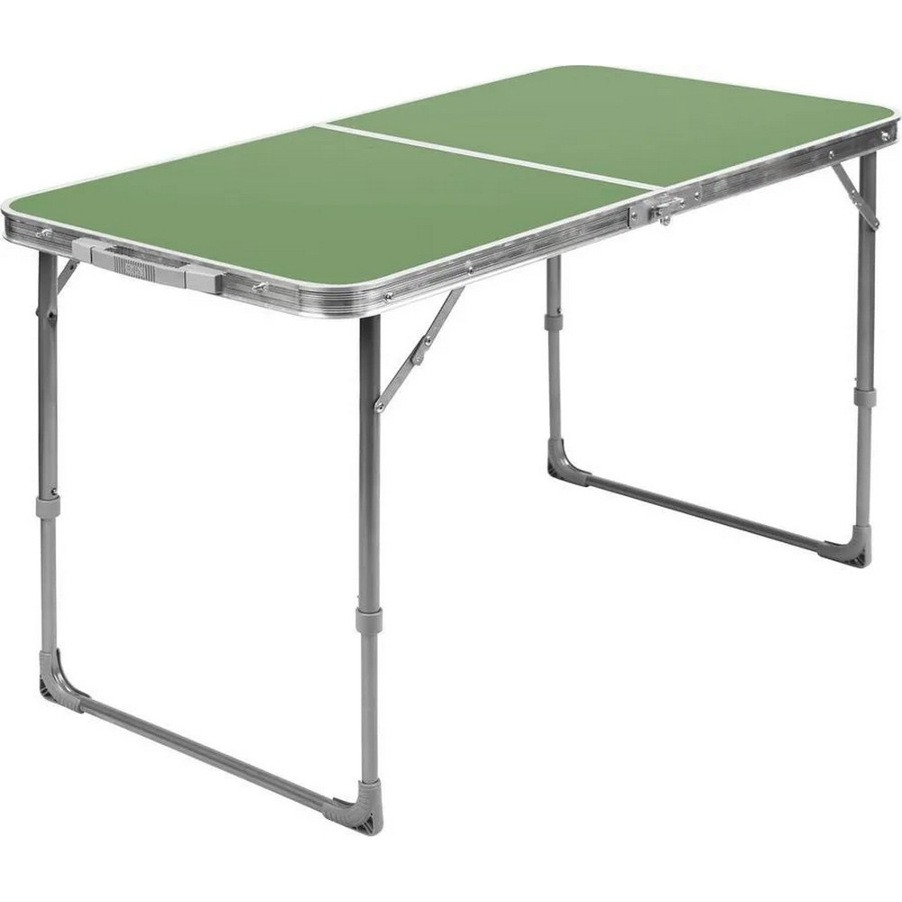 Стол туристический складной пластик 1200х600х445/610мм 6 хаки Nika