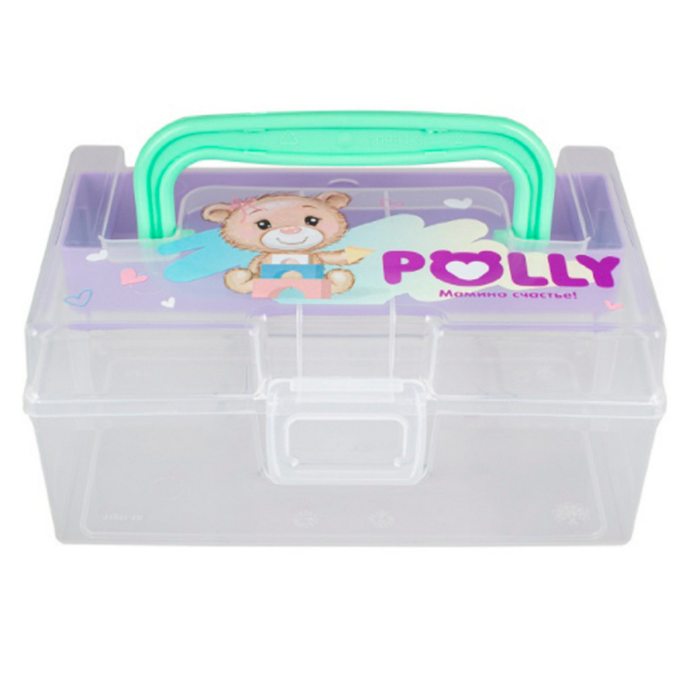 Контейнер пластиковый детский 0,8 л 170х108х78 мм аптечка дорожная Polly Полимербыт