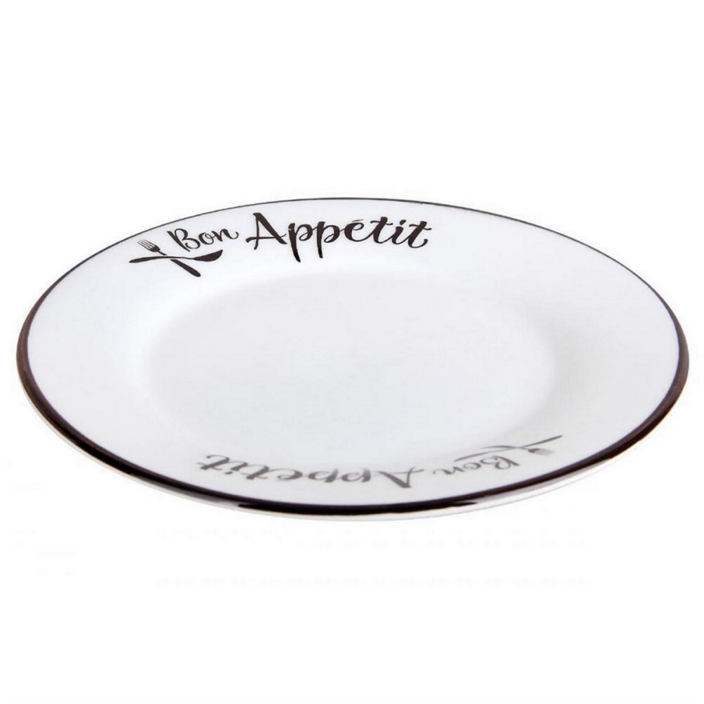 Тарелка керамическая десертная 18 см Bon Appetit Коралл