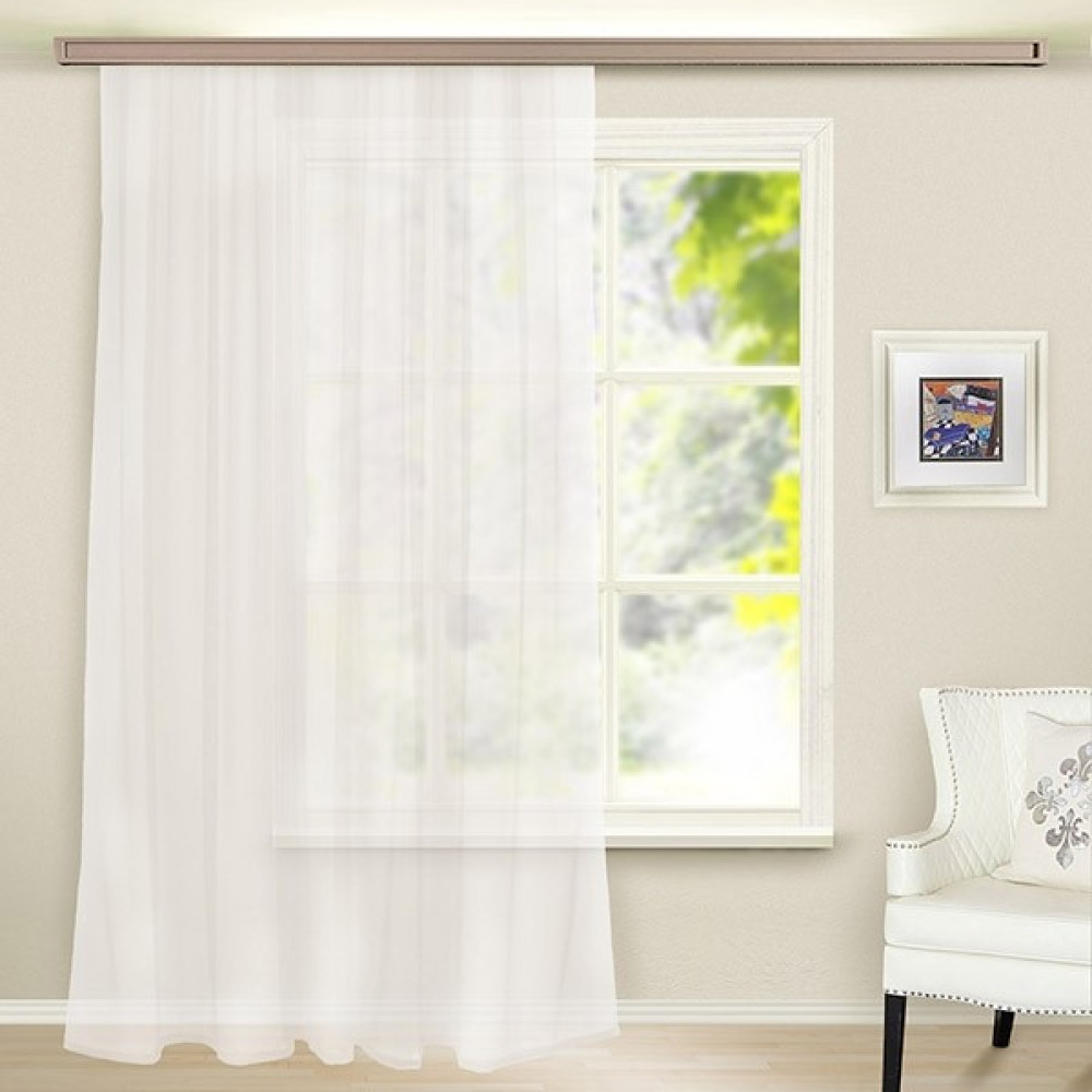 Штора тюль Вуаль белая 500*270см Витерра