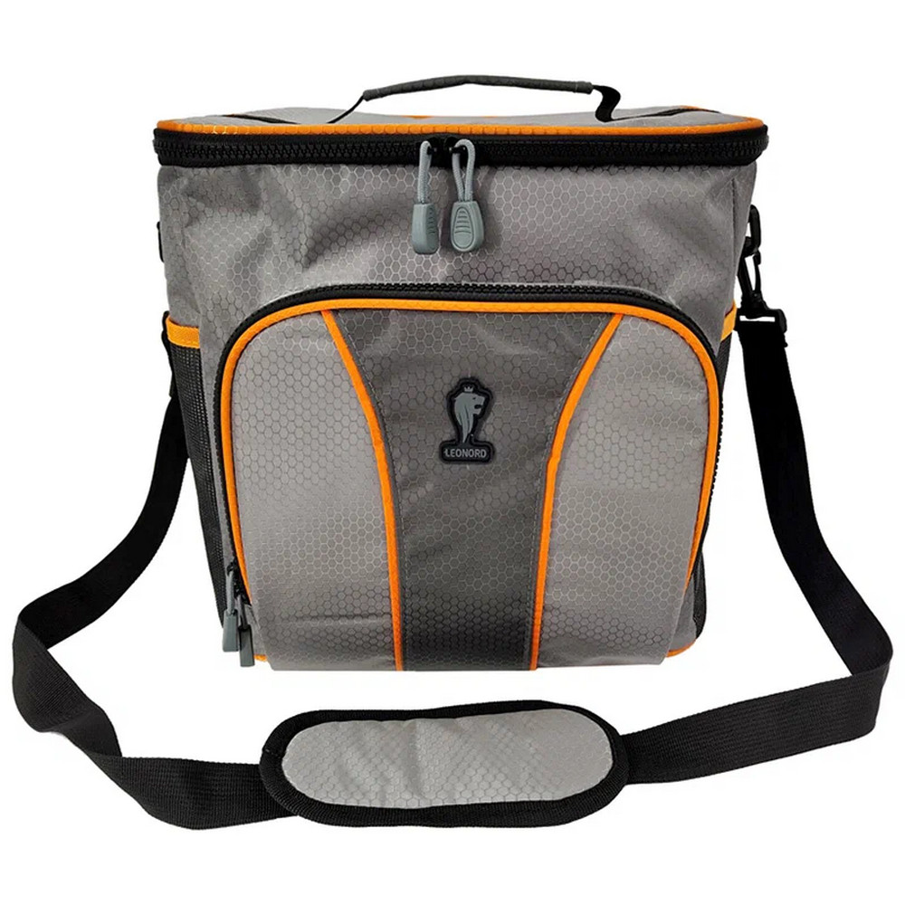 Термосумка 20 л 33*22*30 см серо-оранжевый ML15202 Leonord