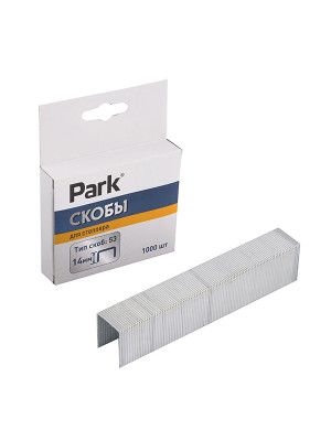 Скобы 14мм для мебел.степлера тип53 1000шт Park Скобы 14мм для мебел.степлера тип53 1000шт Park