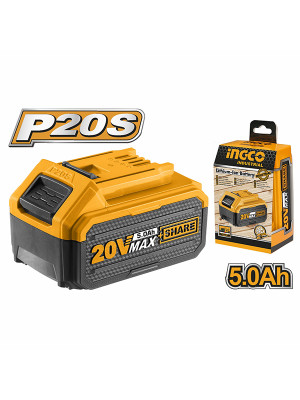 Аккумулятор INGCO FBLI2003,20В, Li-Ion, 5Ah, Индикатор заряда