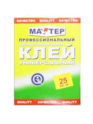 Клей обойный Мастер универсальный 200гр (25м2) Клей обойный Мастер универсальный 200гр (25м2)