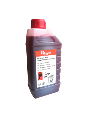 Масло 2-х так. GROWER 2T минерал 1,0л НР API TB (красное)