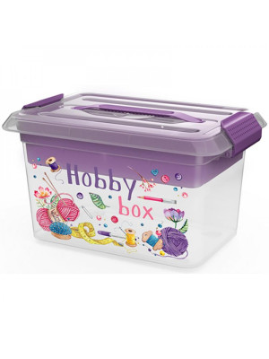Контейнер пластиковый для аптечки 6 л 620-390-320 мм SMARTBOX HOBBY BOX Полимербыт Контейнер пластиковый для аптечки 6 л 620-390-320 мм SMARTBOX HOBBY BOX Полимербыт