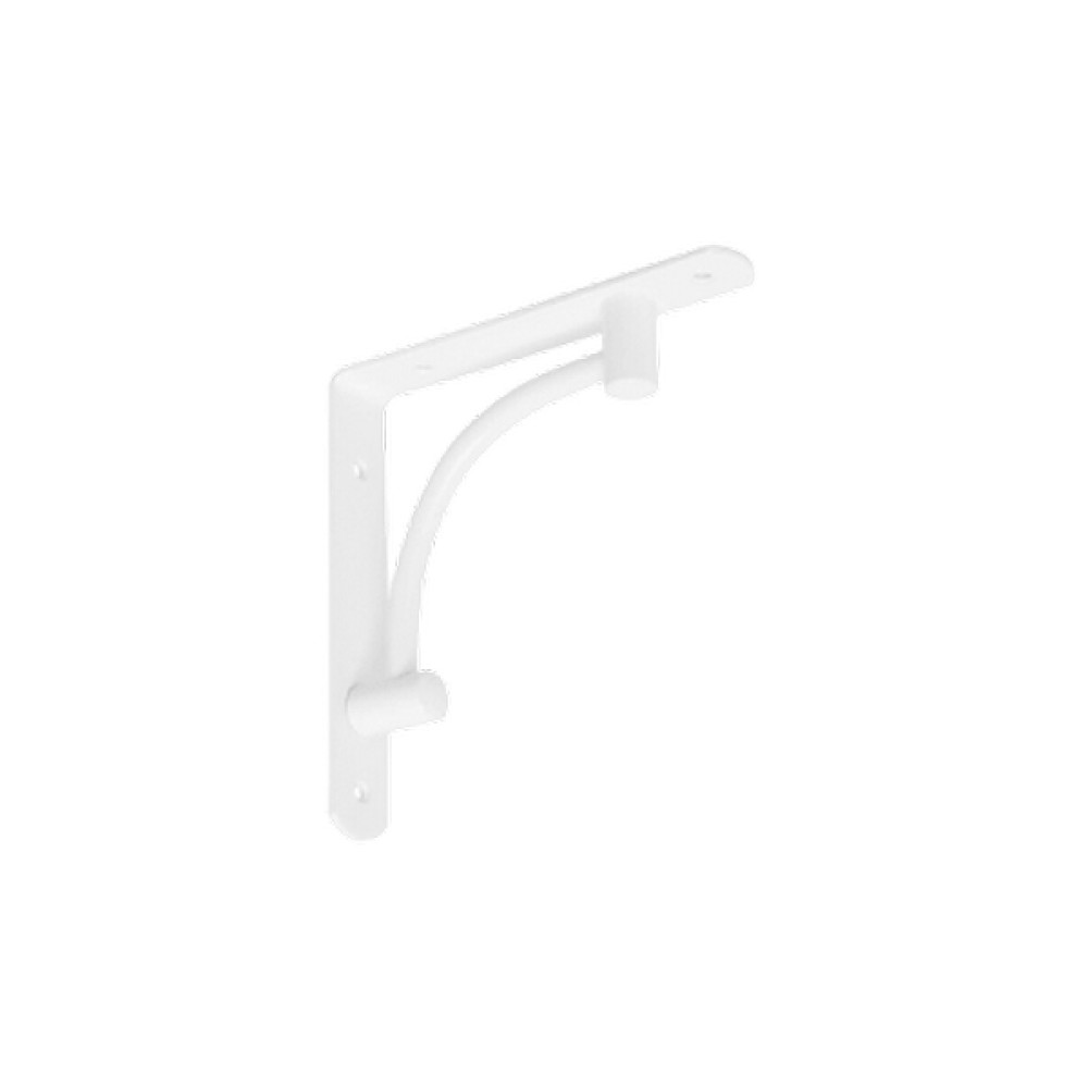 *Кронштейн уголок 150х150 белый ARCH (10) D