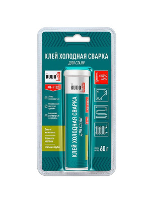 Клей холодная сварка для стали 60г Kudo Клей холодная сварка для стали 60г Kudo