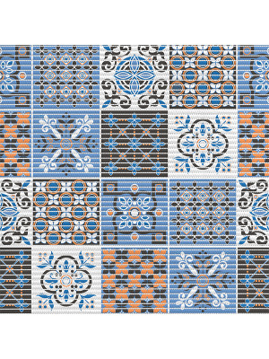 Коврик для ванной ПВХ 0,80*15м ПРЕОБРАЖЕНИЕ 225PT-orange-blue Коврик для ванной ПВХ 0,80*15м ПРЕОБРАЖЕНИЕ 225PT-orange-blue