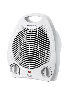 Тепловентилятор SB-20 R (F) 2000Вт белый Oasis Тепловентилятор SB-20 R (F) 2000Вт белый Oasis