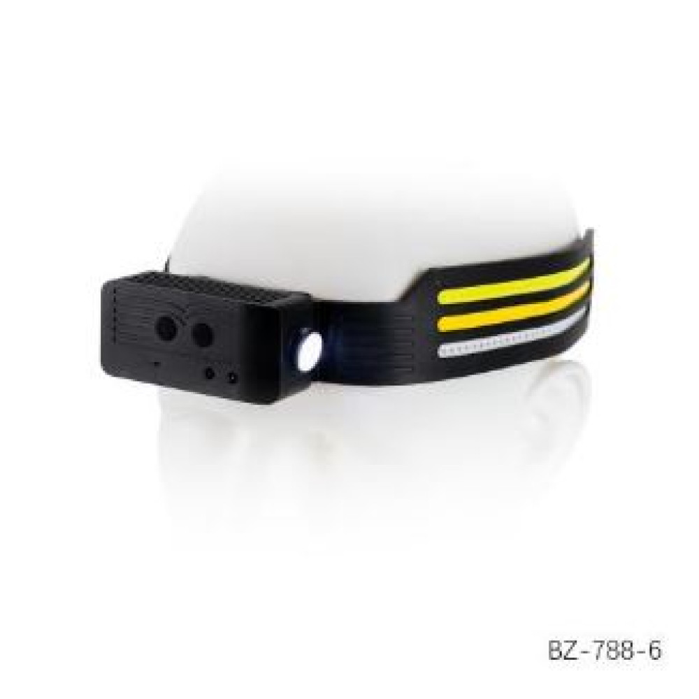 Фонарь налобный 29,2*4,2*3,5 см USB светодиодный BZ-788 Baizheng