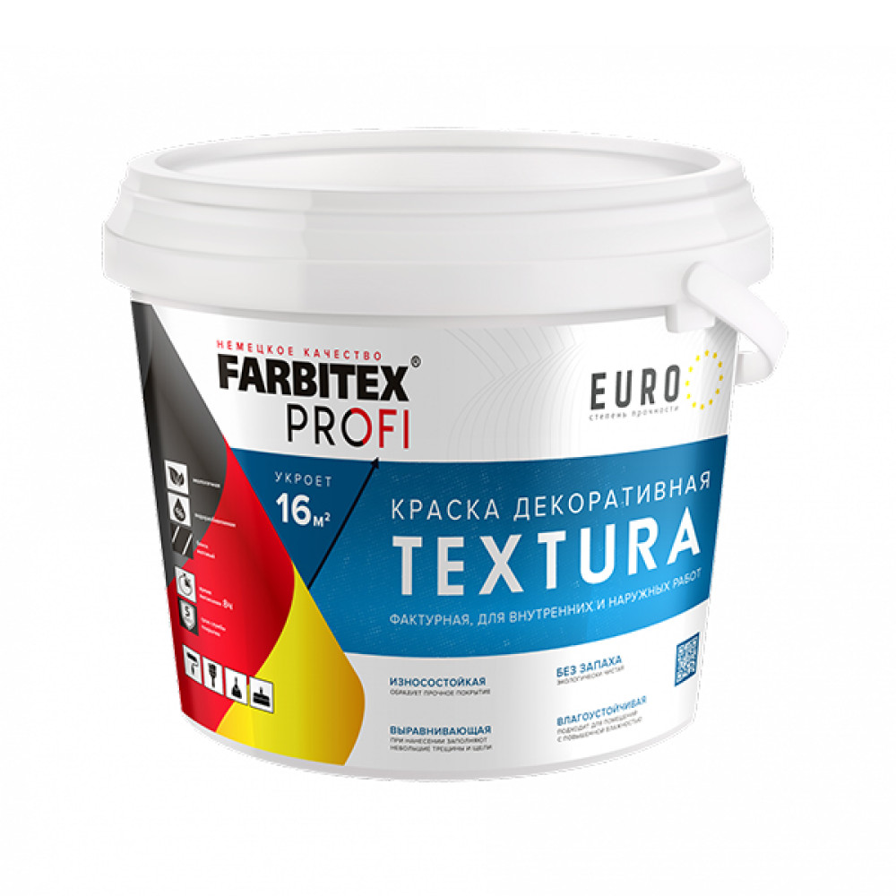 Краска акрл.фактурная  Textura 15кгFARBITEX ПРОФИ